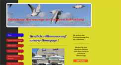 Desktop Screenshot of gaestehaus-meereswoge.de